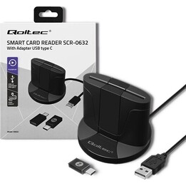 Lettore di smart card con chip SCR 0632, USB