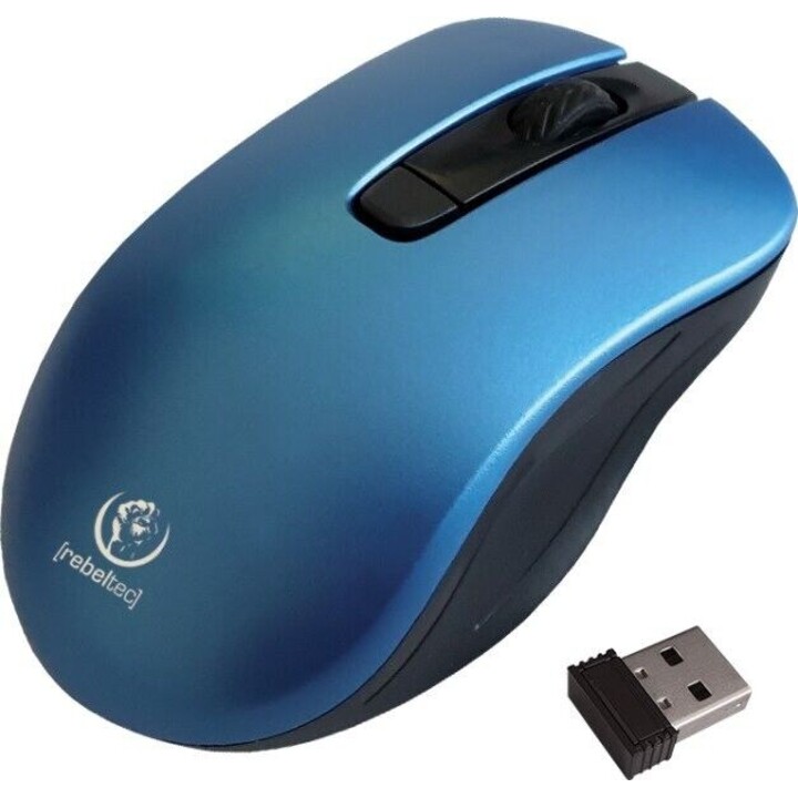 Mouse ottico wireless Rebeltec STAR blu