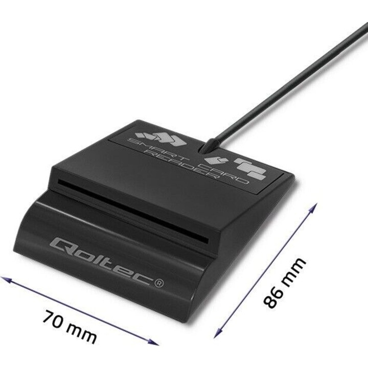 Intelligenst smart ID card reader, USB type C