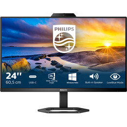 Monitor 24E1N5300HE IPS de 23,8 polegadas com HDMI, DP e USB-C, com rotação.