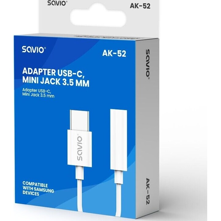 AK-52 USB-C-Adapter – 3,5-mm-Miniklinkenstecker, Samsung
