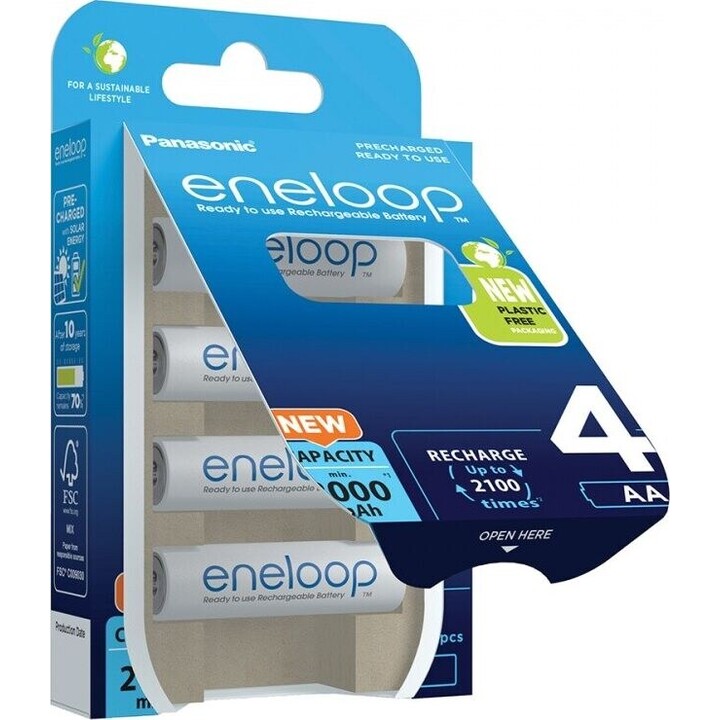 Eneloop AA battery 2000 mAh 4 pcs. BK-3MCDE/4BE