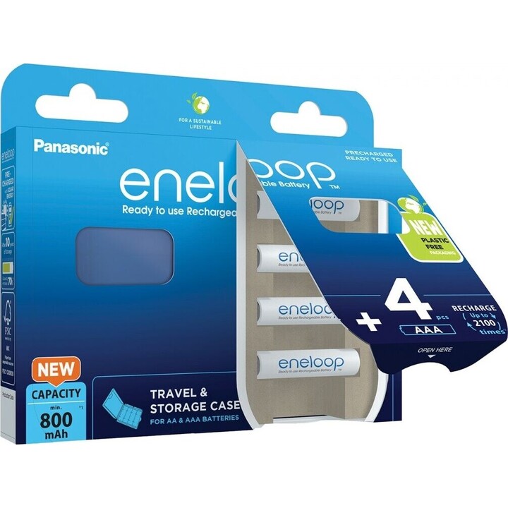 Eneloop battery AAA 800 mAh 4 pcs.+box BK-4MCDEC4BE