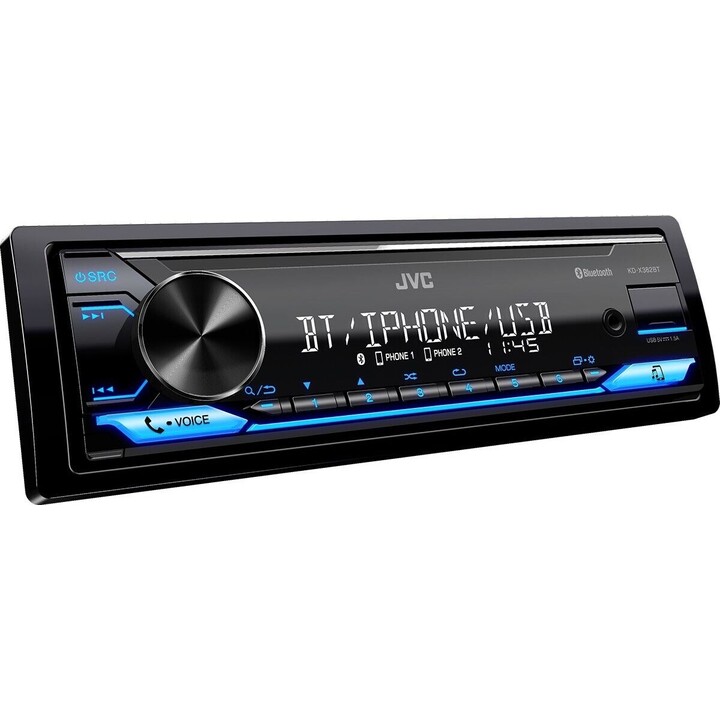 JVC KD-X382BT radio de coche Bluetooth USB FM negro