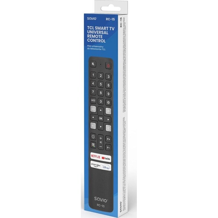 SAVIO Télécommande RC-15 SAVPILOTRC15-TCL