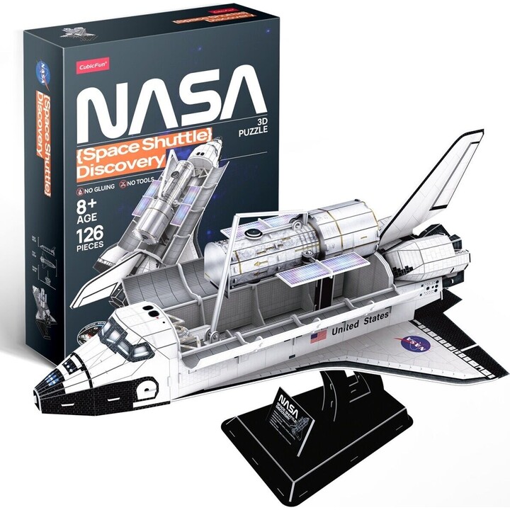 Cubic Fun 3D-Space-Shuttle-Entdeckungspuzzle 306-DS1057