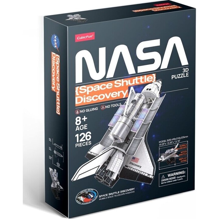 Cubic Fun 3D-Space-Shuttle-Entdeckungspuzzle 306-DS1057