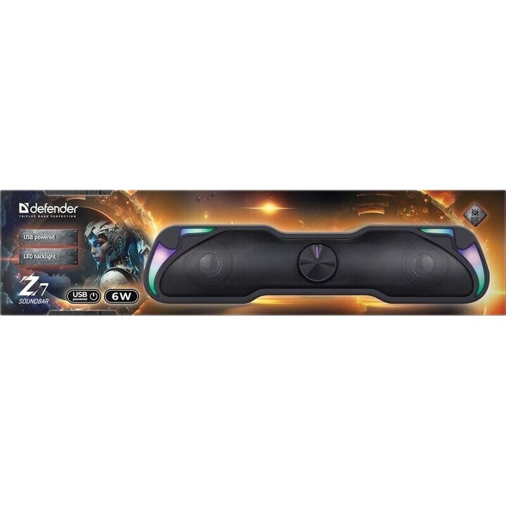 Defender Z7 Soundbar 6 W LED schwarz