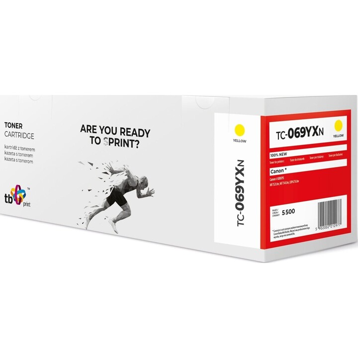 Toner for Canon MF752 TC-069YXN YE 100% new