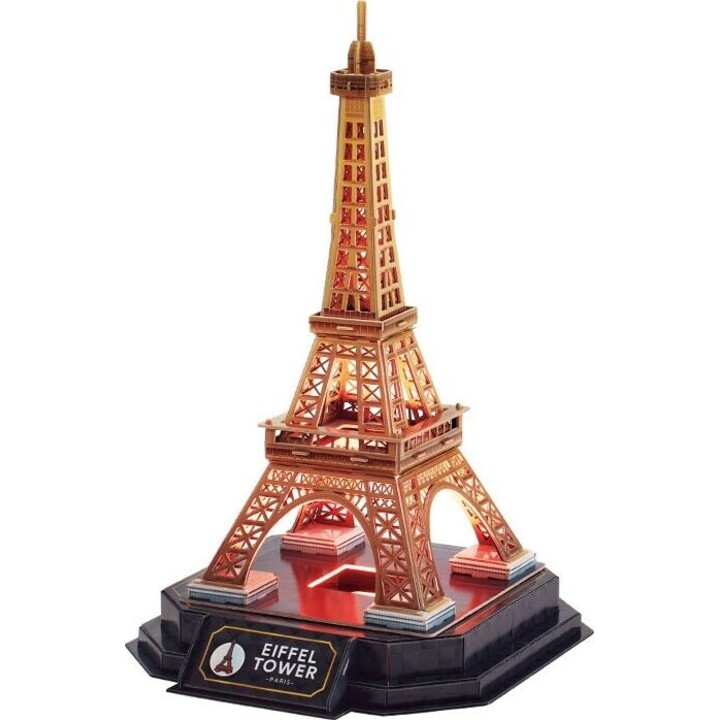 3D LED Eiffel Tower puzzles (night edition)