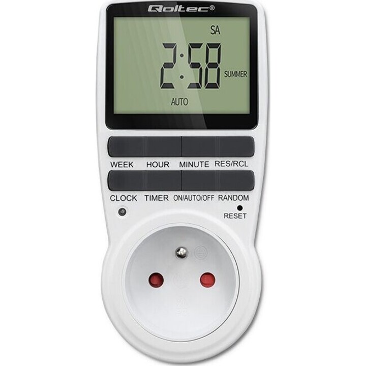 Temporizador electrónico PC0628 con pantalla LCD
