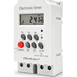 Timer elettronico PC0629, per guida DIN