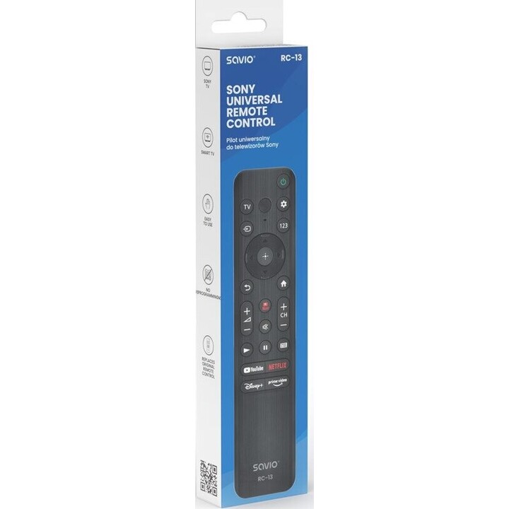 Télécommande RC-13 SAVIO SMART TV