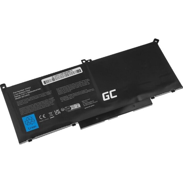 Bateria para notebook F3YGT 7.6V 6200mAh para Dell Latitude 7280 7290 7380 7490