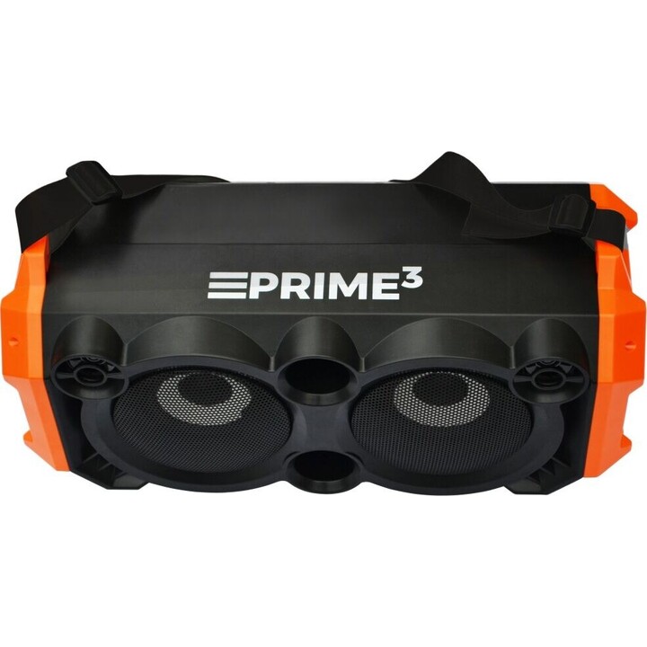 PRIME3 APS31 SLAM! tragbares Bluetooth-Karaoke-Lautsprechersystem schwarz-orange