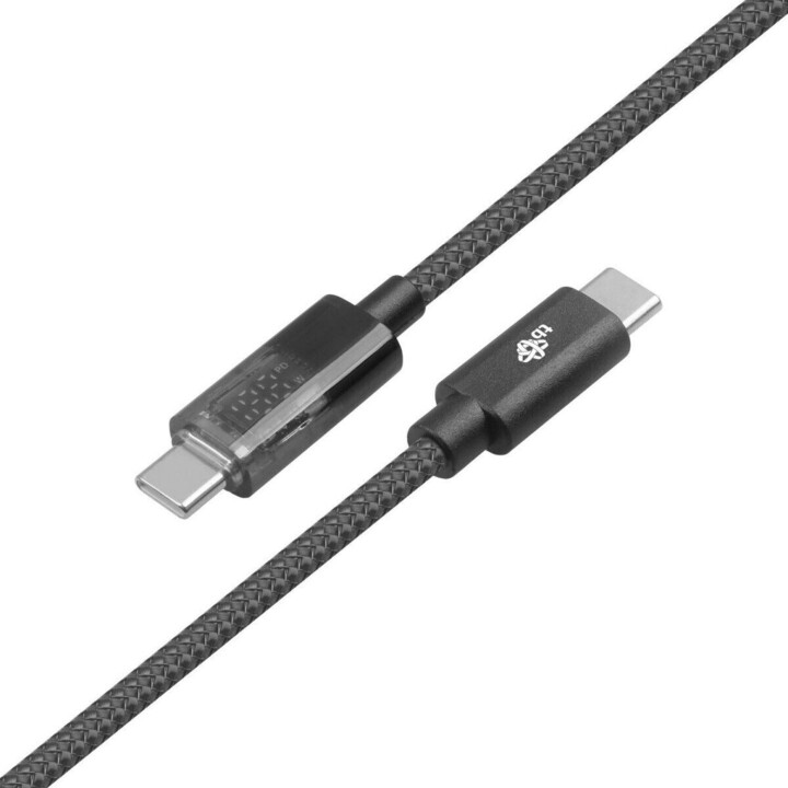 USB C Cable 1m with charging indicator LED 100W