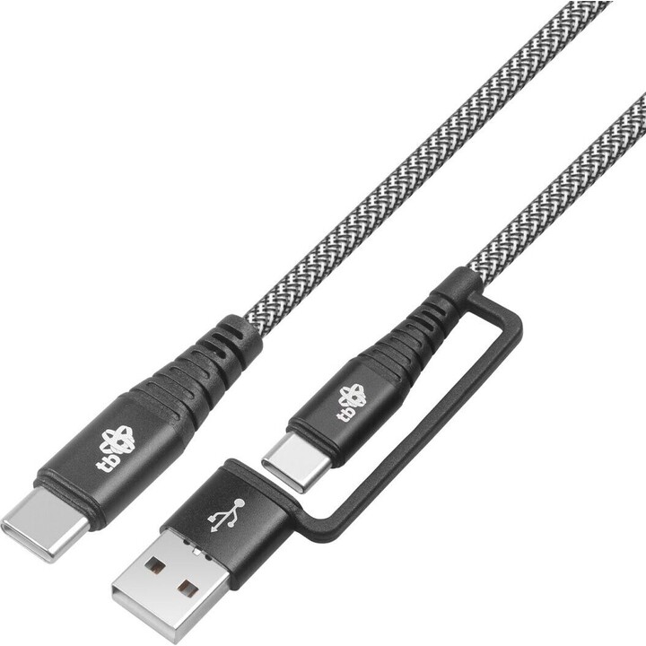 TB Câble USB A/C - USB C 1,2 m noir AKTBXKUCTOA120B