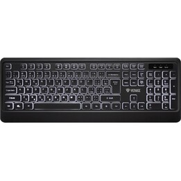 Keyboard Backlit quiet USB with low-profile keys