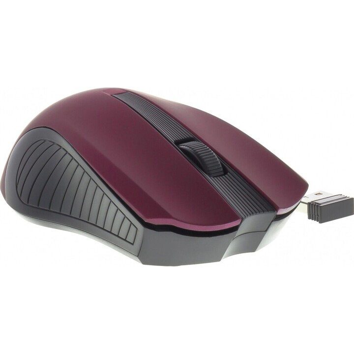 Souris optique symétrique sans fil 2,4 GHz, 3 boutons, violette