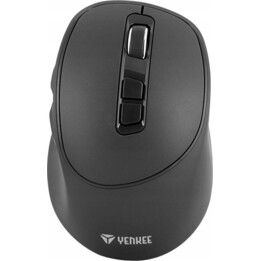 Mouse sem fio de 2,4 GHz com bateria, 6 botões e 2400 DPI.