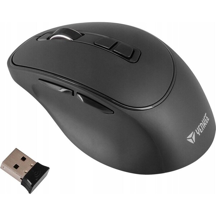 Ratón inalámbrico de 2,4 GHz, 6 botones, 2400 DPI.