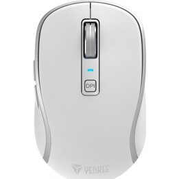 Ratón inalámbrico con doble conexión WiFi y Bluetooth, batería recargable, 5 botones.