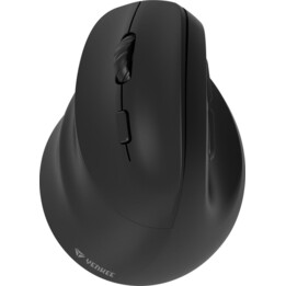 Ergonomic left-handed wireless mouse, Dual WL+BT battery