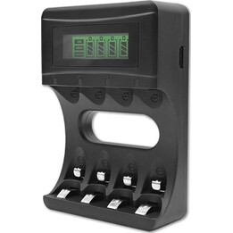 Cargador de baterías para Ni MH tipo R03 AAA R6 AA | 1800mA