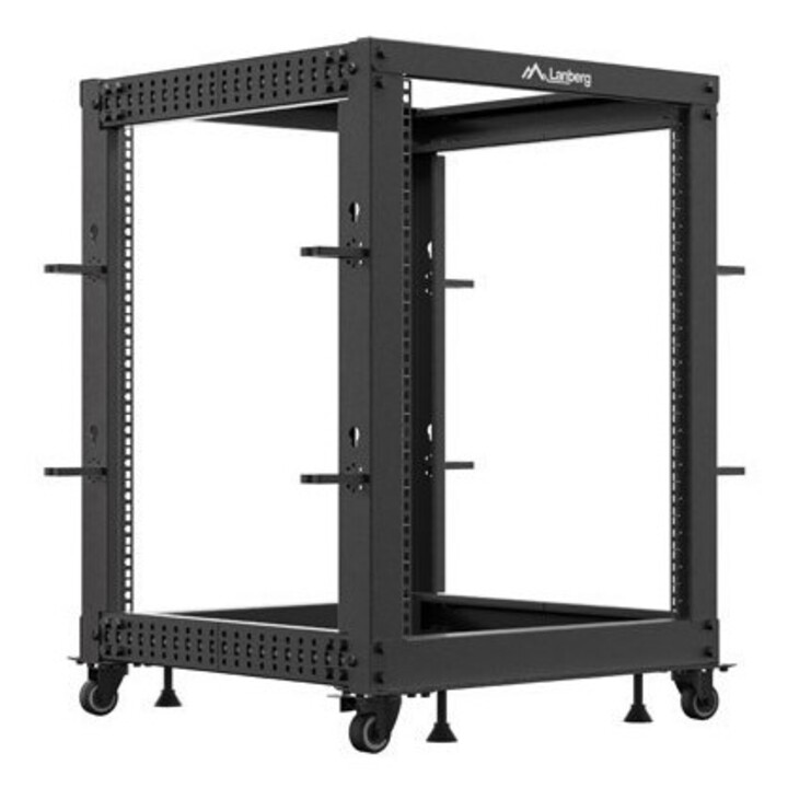 LANBERG OR01-6115-B rack ouvert 19" 15U noir
