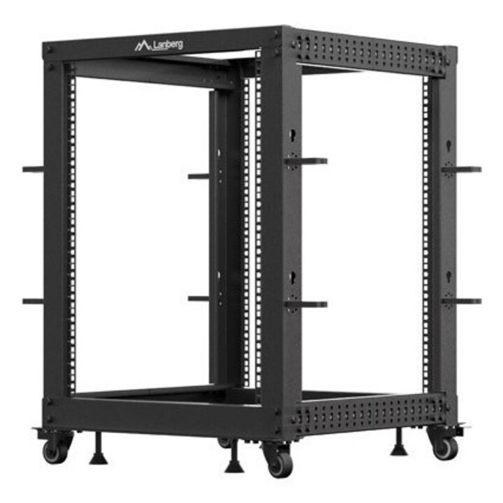 LANBERG OR01-6115-B rack ouvert 19" 15U noir