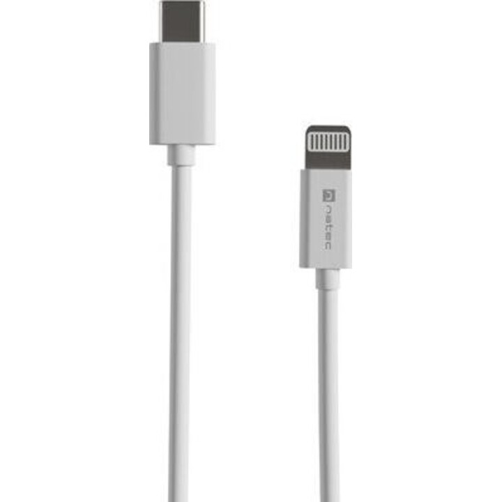 Câble Lightning (M) - USB-C (M) 2 m blanc MFi PRAT