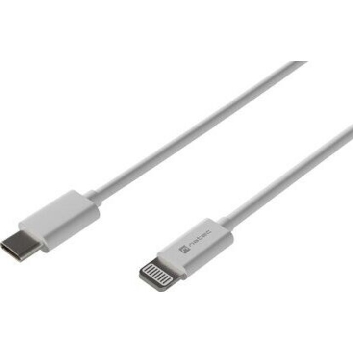 Cabo Lightning (M) - USB-C (M) 2M Branco MFi PRAT