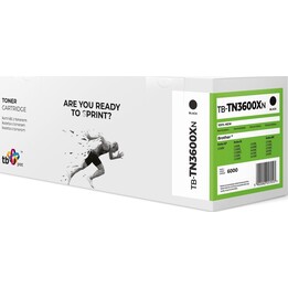 Toner pour imprimante Brother TN3600XL TB-TN3600XN BK, 100 % neuf