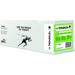 Toner noir 100 % neuf pour imprimante Brother TN248XLBK et TB-TN248XLBN