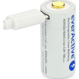 Bateria recarregável 16340 3V Li-ion 700 mAh micro USB