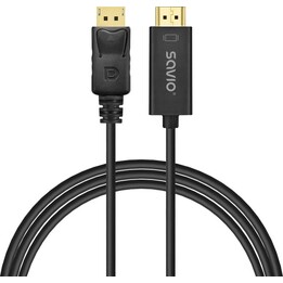 Câble DP-HDMI CL-183 1,5 m, SAVIO