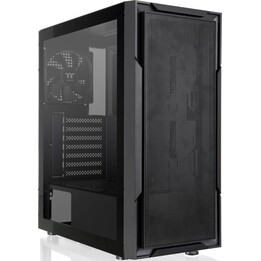 Boîtier PC Versa XM1 en verre trempé avec ventilateur 120 mm et port USB 3.0 - noir