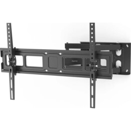 Hama supporto TV da parete girevole inclinabile estraibile 213 cm 84" 50 kg nero
