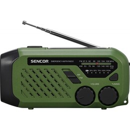 SENCOR SRD 1000SCL GR radio de emergencia verde
