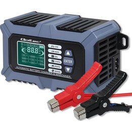 Cargador con comprobador de batería 12V 6A, kit de reparación