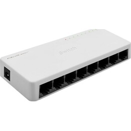 Netzwerk-Switch mit 8 RJ45-Anschlüssen und 100 Mbit/s LAN