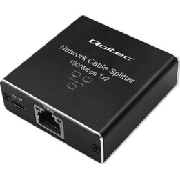Répartiteur mini SWITCH 1x2 ports RJ45 1000 Mbps