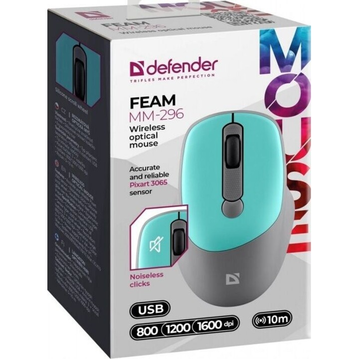 Kabellose Maus Silent C Lick FEAM Mint