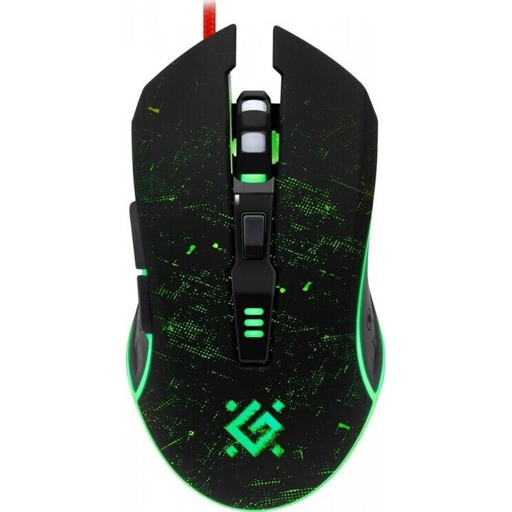 DEFENDER Draglen GM-907 rato gaming com fio preto