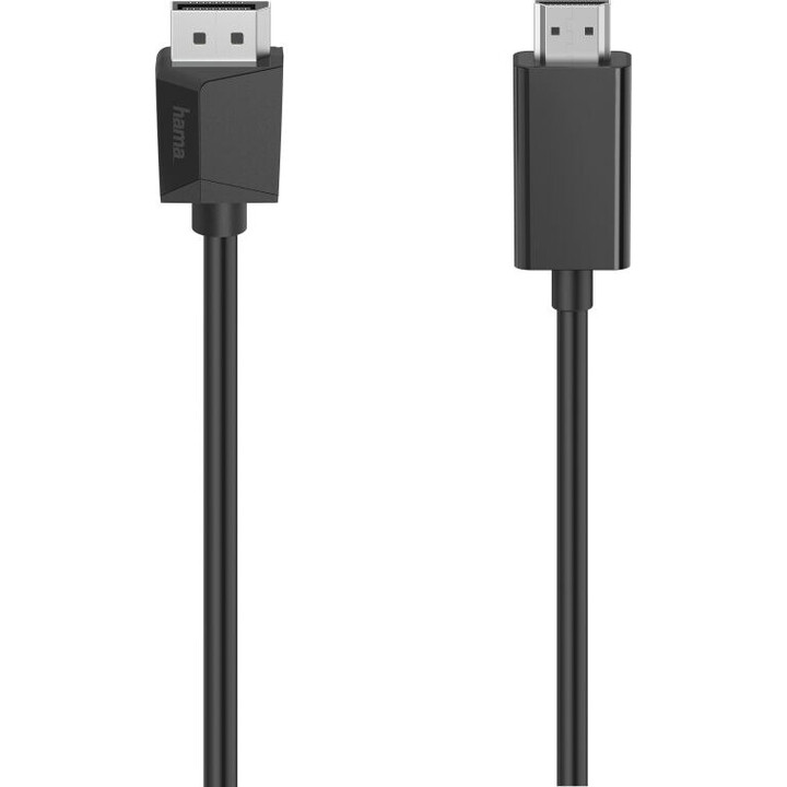 Hama Adaptateur DisplayPort vers HDMI 1,5 m noir