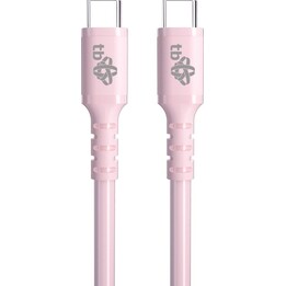 Câble USB-C 60 W rose de 1 m