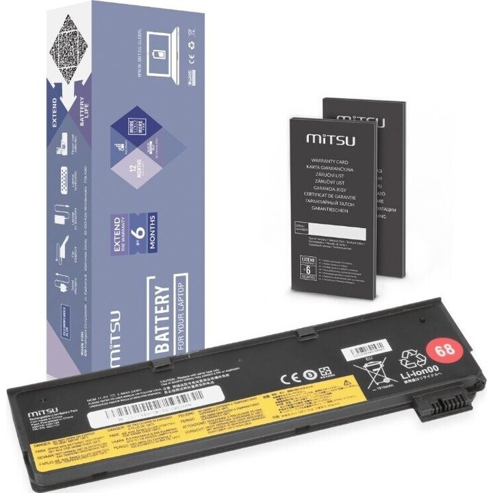Battery 45N1126 45N1127 for Lenovo ThinkPad T440 T450s X240 X260 L450 L460 2060 mAh (24 Wh) 11.4V