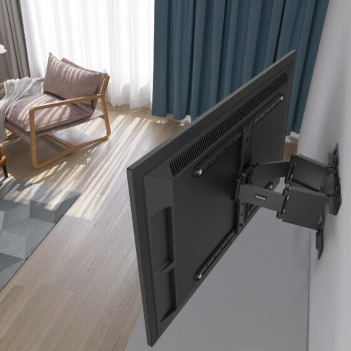 Supporto a parete Fullmotion ultrasottile per TV, 600x400