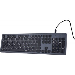 Hama CK-400 USB keyboard illuminated wired black