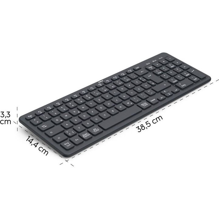 multi-device wireless keyboard WK-300 black